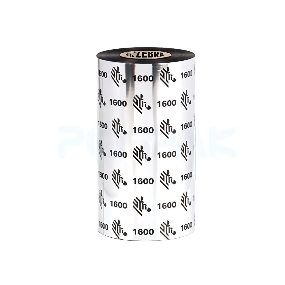 ผ้าหมึกบาร์โค้ด ZEBRA RIBBON WAX F/O J1600 110 มม. X 300 ม._0